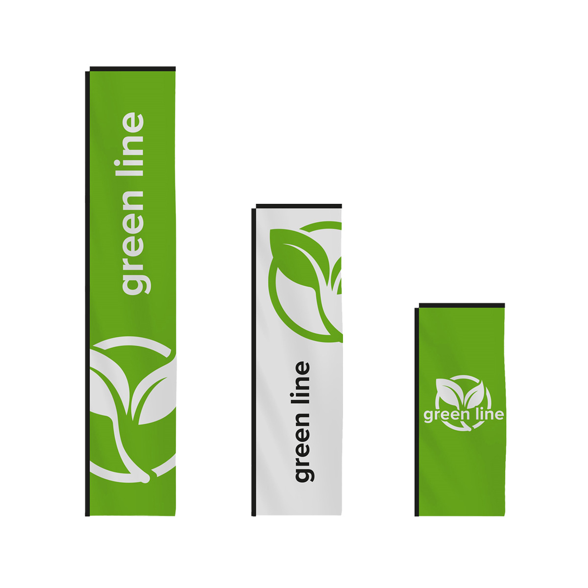 Beachflag H-shape (rPET) – Beachflagg
