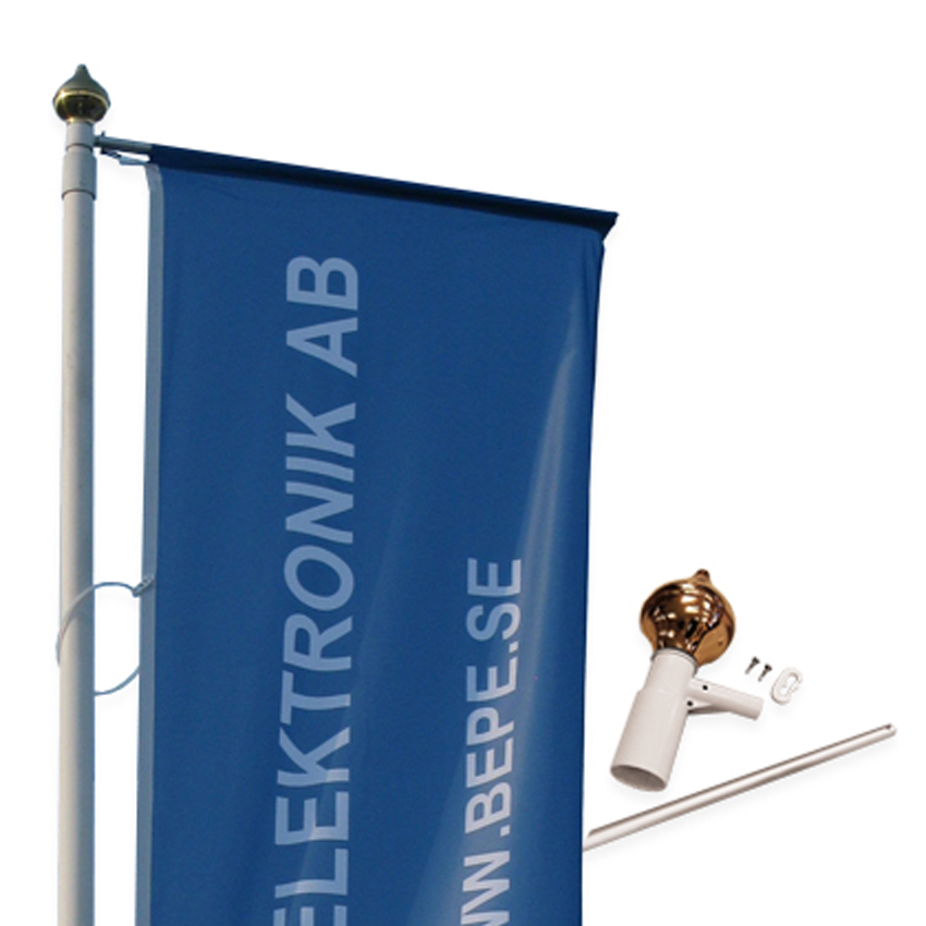 Toppmontert flaggarm – Flagg