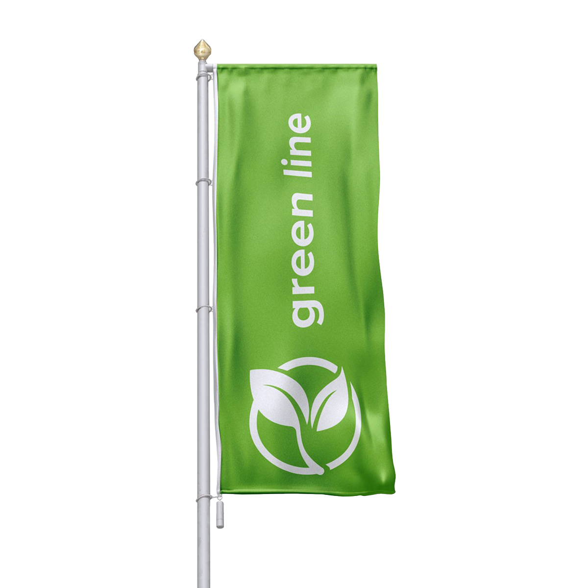 Stående flagg 100x300 cm (160g rPET-Pro) – Flagg