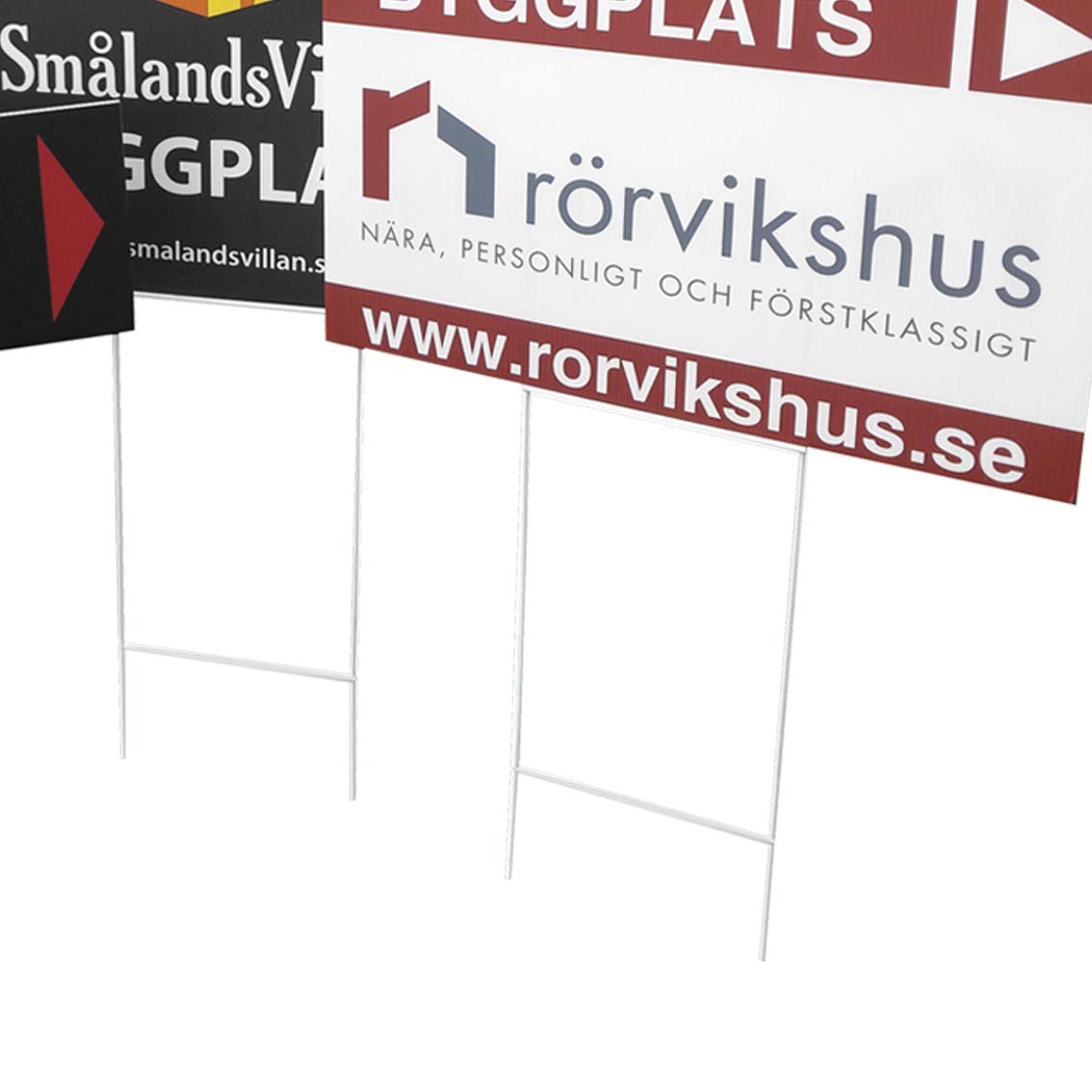 Stativ til meglerskilt