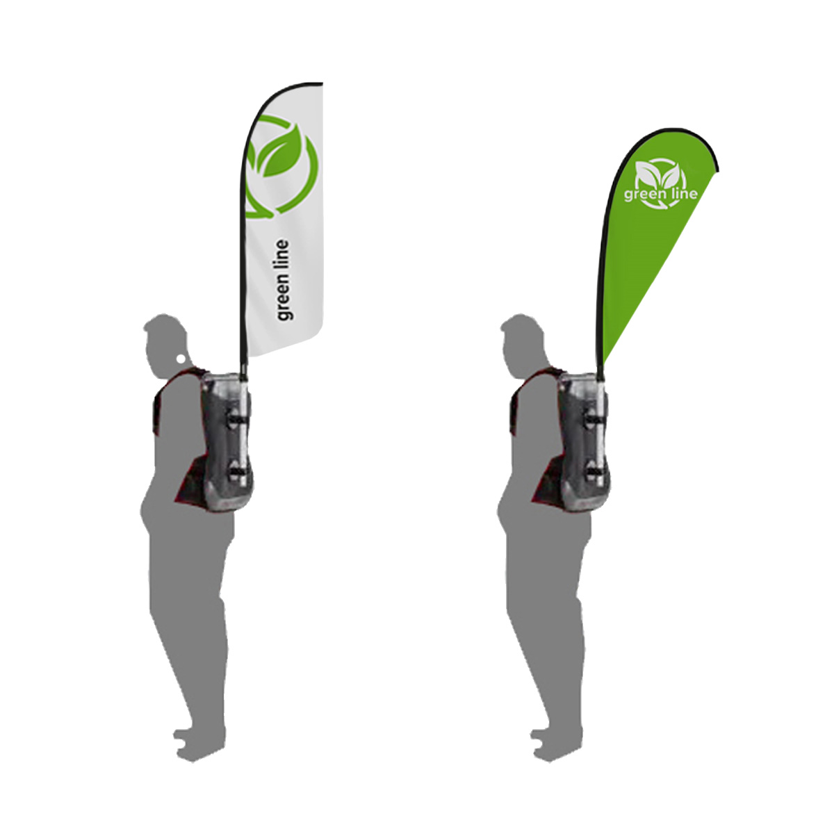 Beachflag ryggsekk (rPET) – Beachflagg