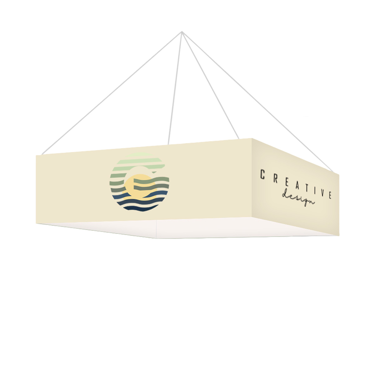 Soft tekstil tak - Square (rPET)