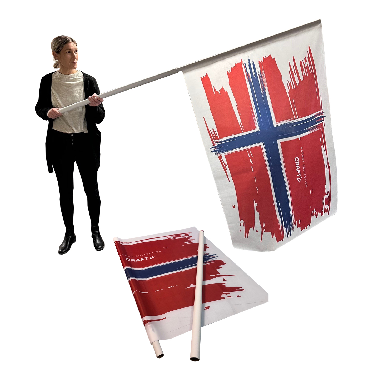 Supporterflagga delegig – Flagg